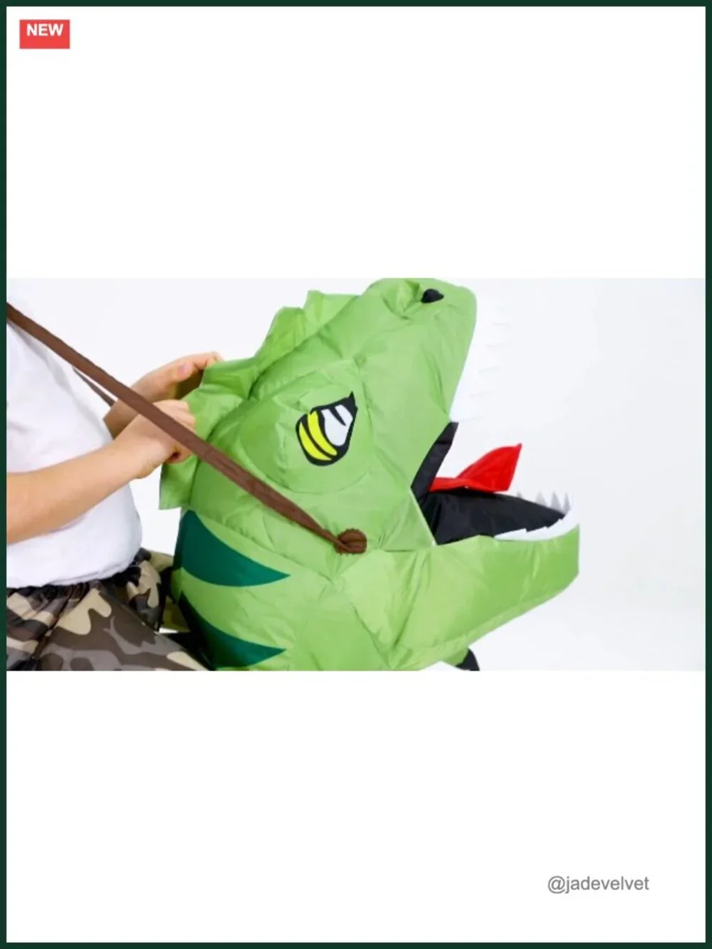 Inflatable Dinosaur Costume Kids - T Rex Blow Up Suit Halloween